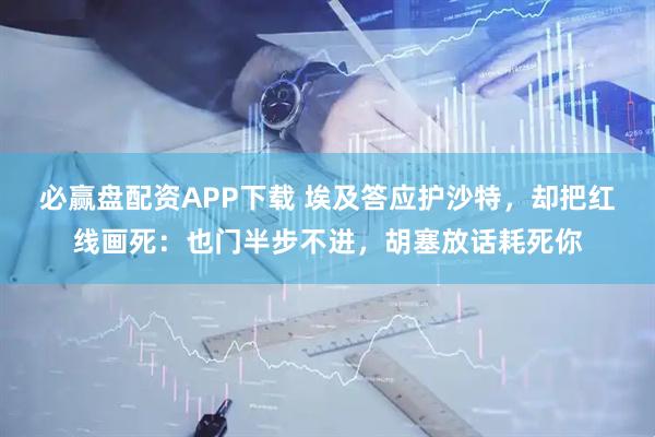 必赢盘配资APP下载 埃及答应护沙特，却把红线画死：也门半步不进，胡塞放话耗死你